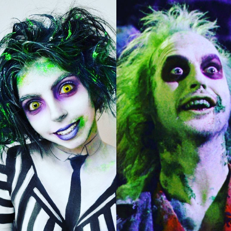Coloured contact lenses for Halloween