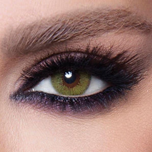 Bella Glow - Lime Green (3 Monthly) Colour Contact Lenses