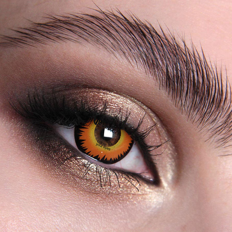 Orange Werewolf | Coloured Contact Lenses – ColourYourEyes.com