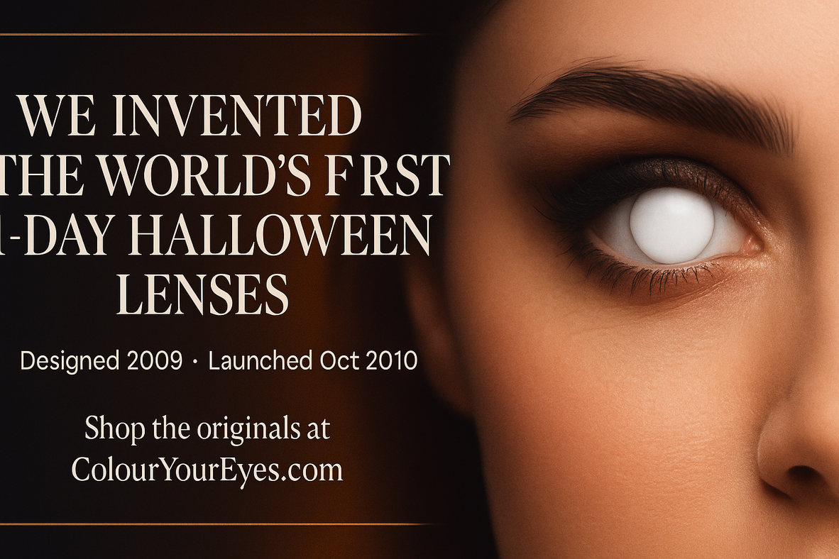 How MesmerEyez Invented the World’s First 1-Day Halloween Contact Lenses