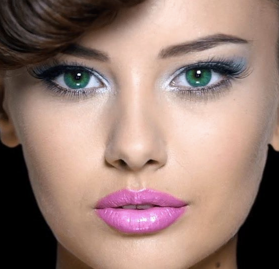 green contact lenses for dark brown eyes