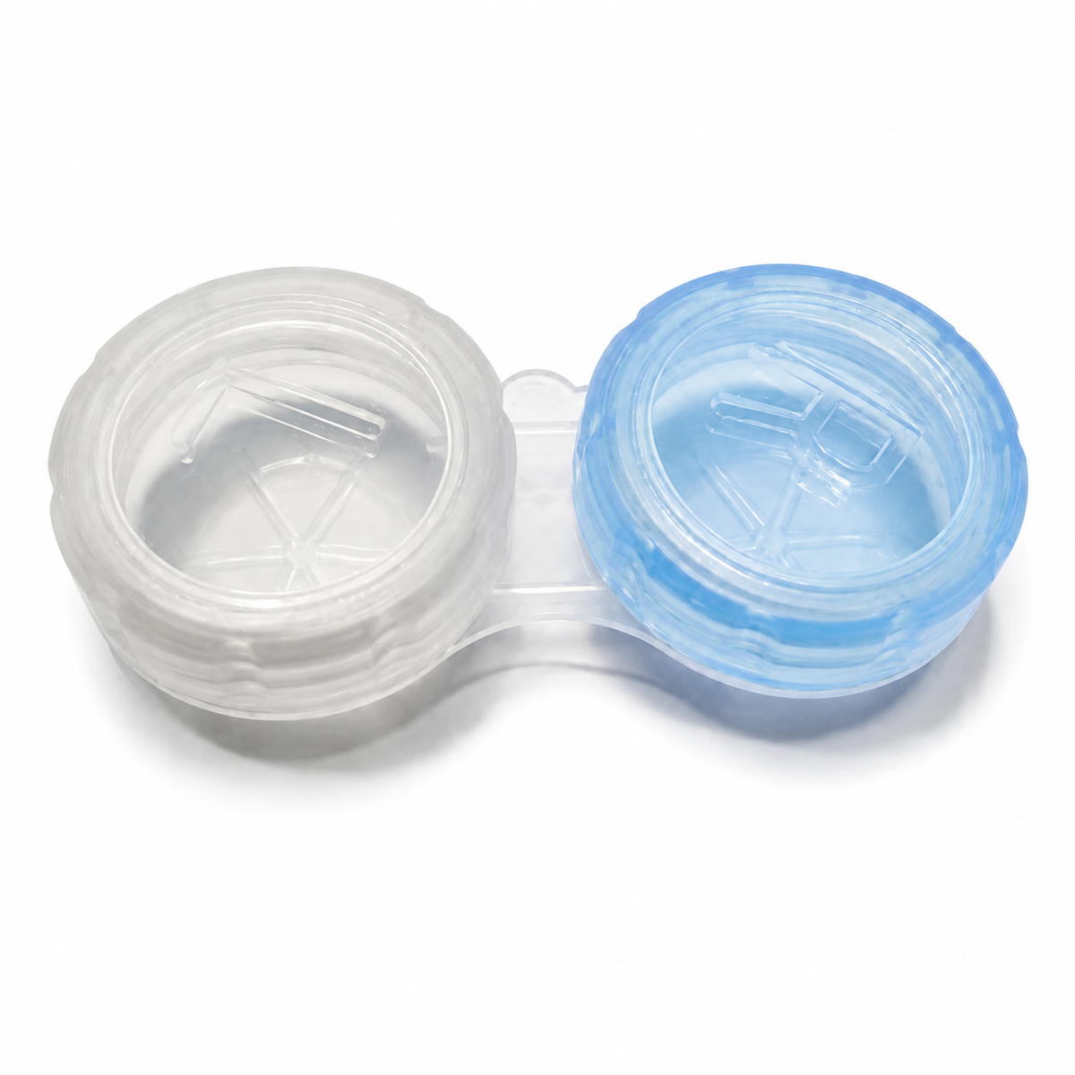 Lens Case - Blue & White