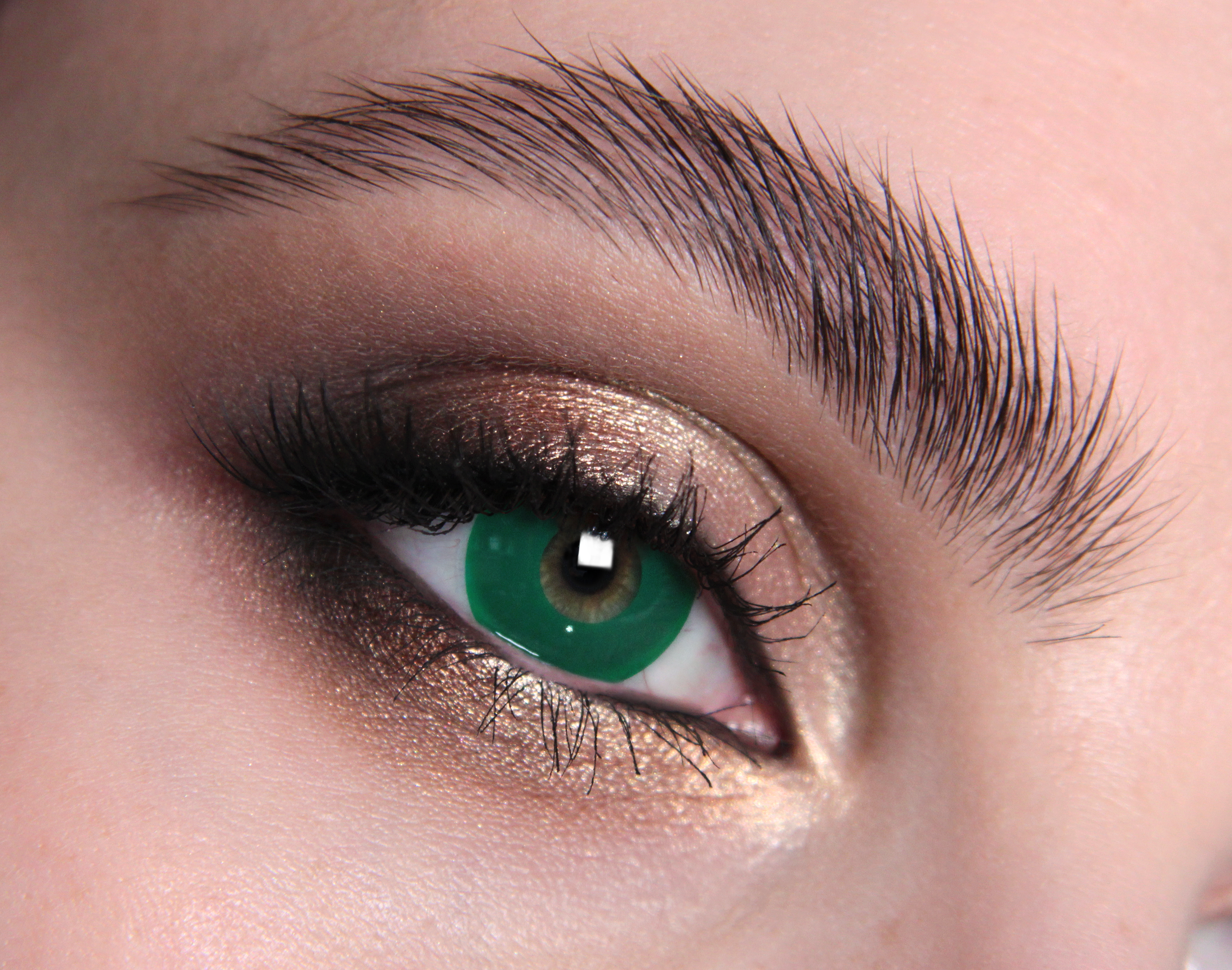 Xtreme Green Halloween Contact Lenses