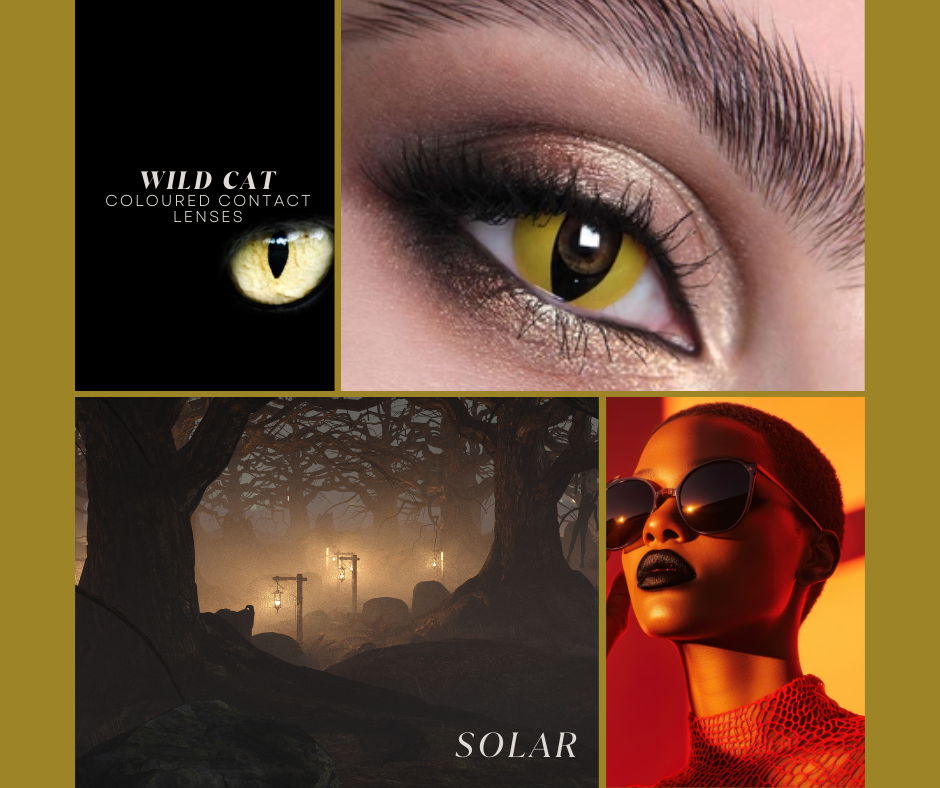 Wild Cat Halloween Contact Lenses