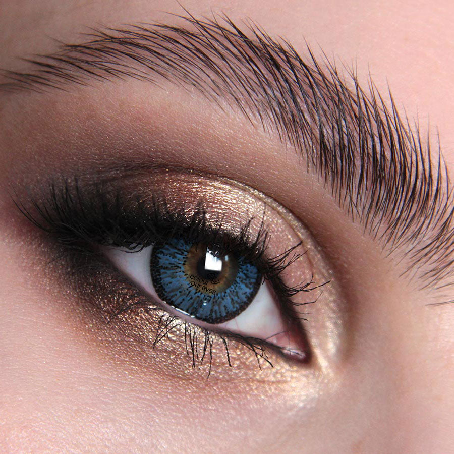 Aqua Blue Coloured Contact Lenses ColourYourEyes