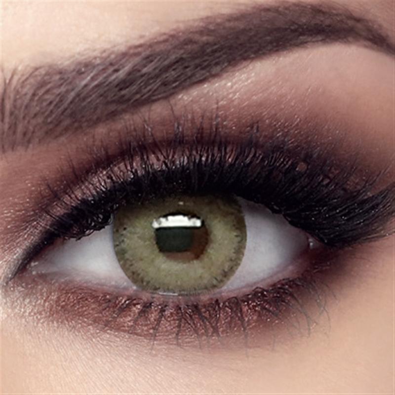 Bella Elite - Grey Olive (3 Monthly) Colour Contact Lenses