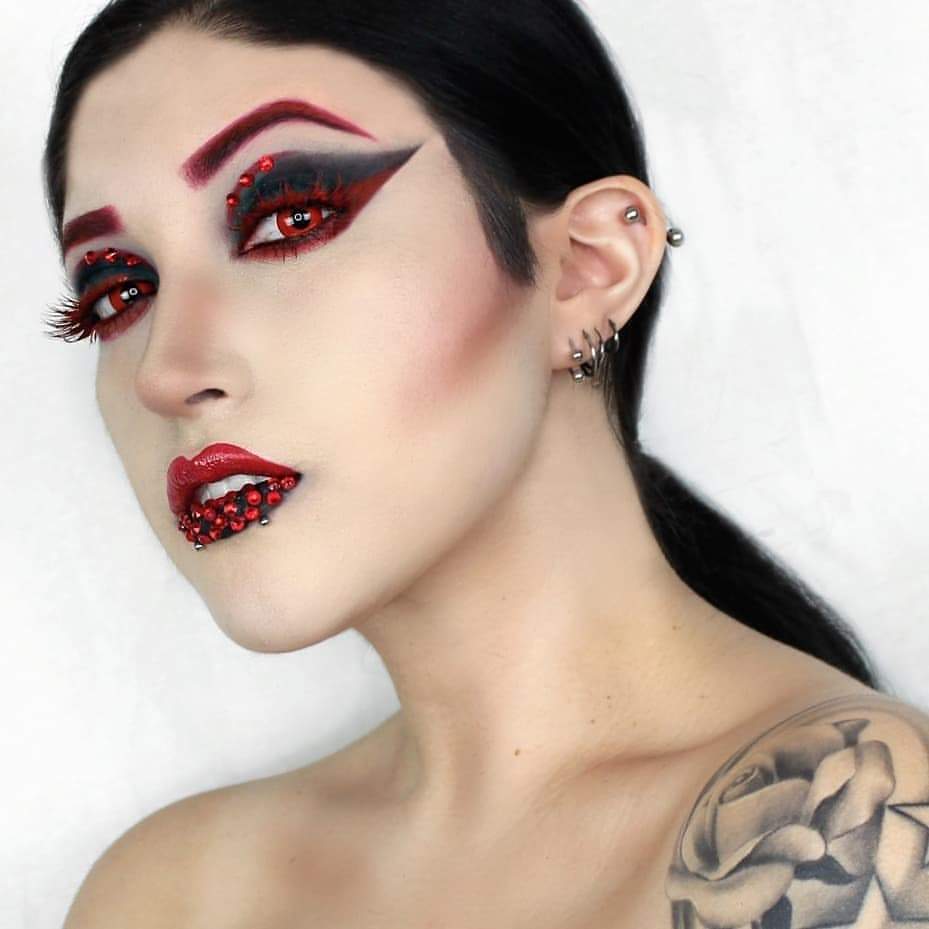 Bloody Red Contact Lenses Colour Contact Lenses