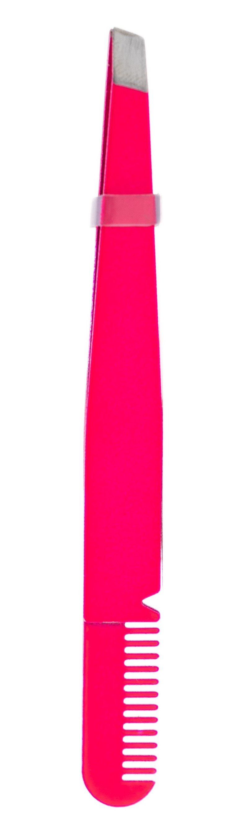 Tweezer with eyebrow comb 