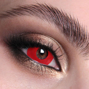 Red Mini Sclera 17mm Colour Contact Lenses