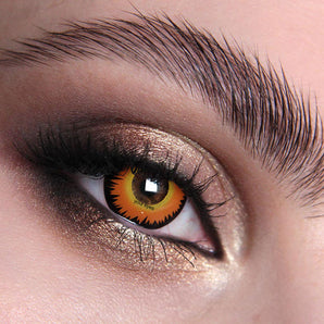 Orange Werewolf Colour Contact Lenses