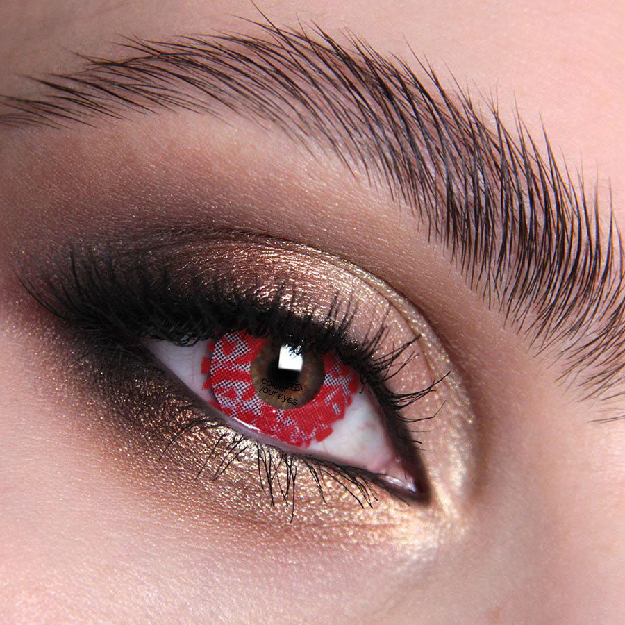 Rizzy Red Colour Contact Lenses