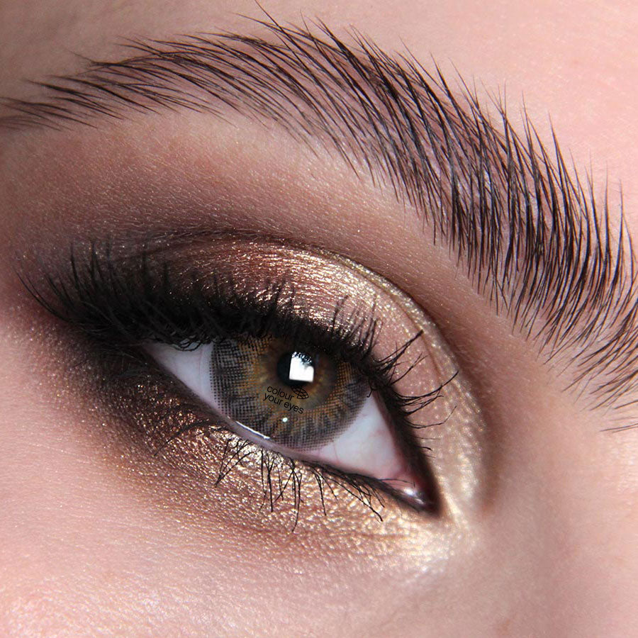 Satin Grey Colour Contact Lenses