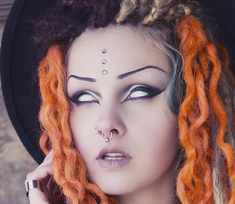 Blind White Contact Lenses Colour Contact Lenses