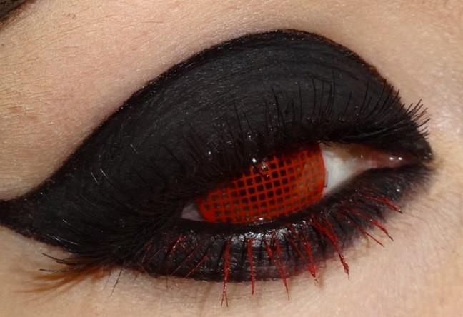 Red Mesh Colour Contact Lenses