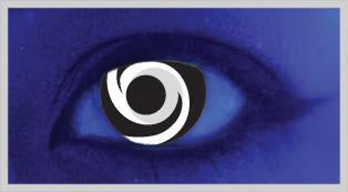 White Swirl UV Colour Contact Lenses
